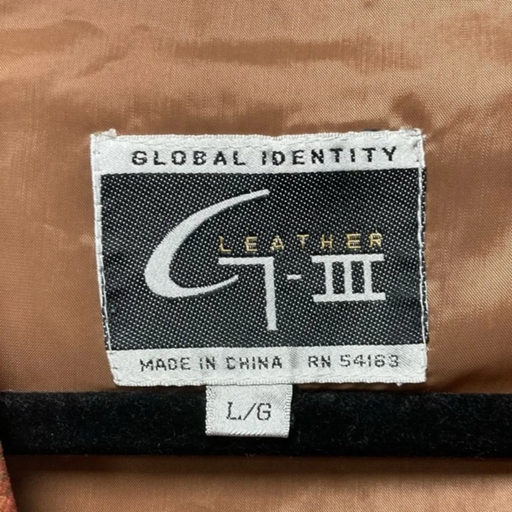 Global Identity G-III‎ Leather Vest Womens Large Plaid Rose Floral Suede Brown L - Picture 5 of 7